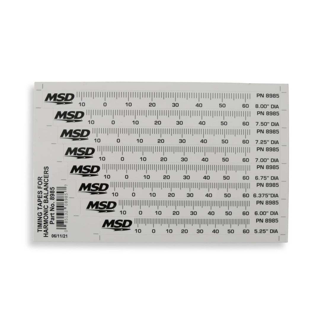MSD Harmonic Balancer Timing Tape 8985