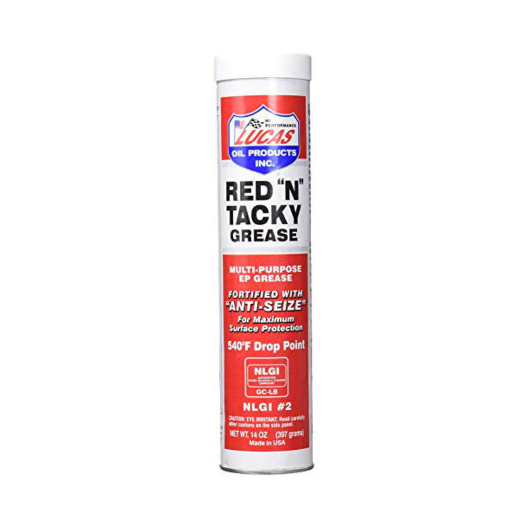 Lucas Oil Red N Tacky Grease 14 oz 10 Pack 10005