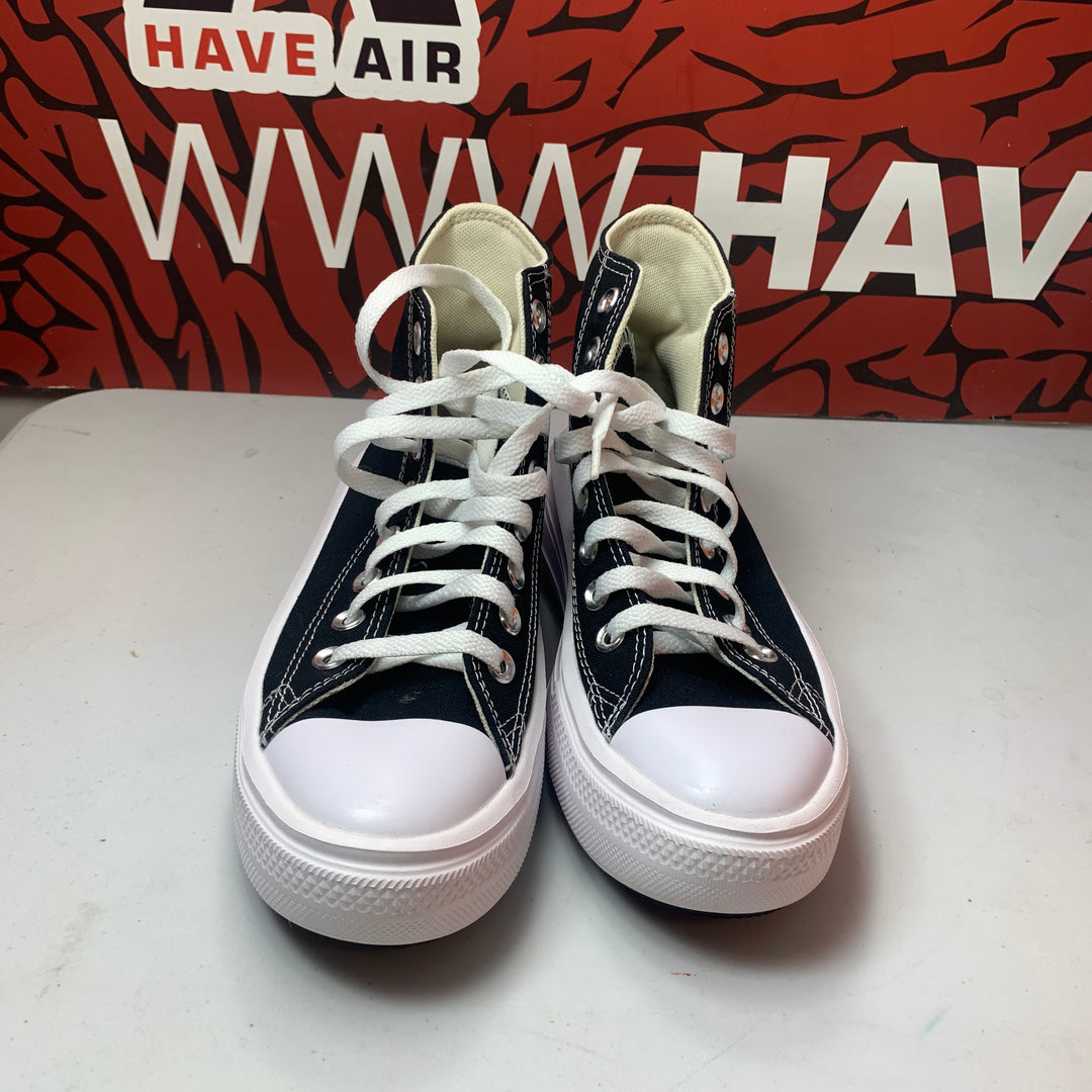 Converse Chuck Taylor All Star Move Lift Platform High Black/White Womens Size 6.5 Lightly Worn