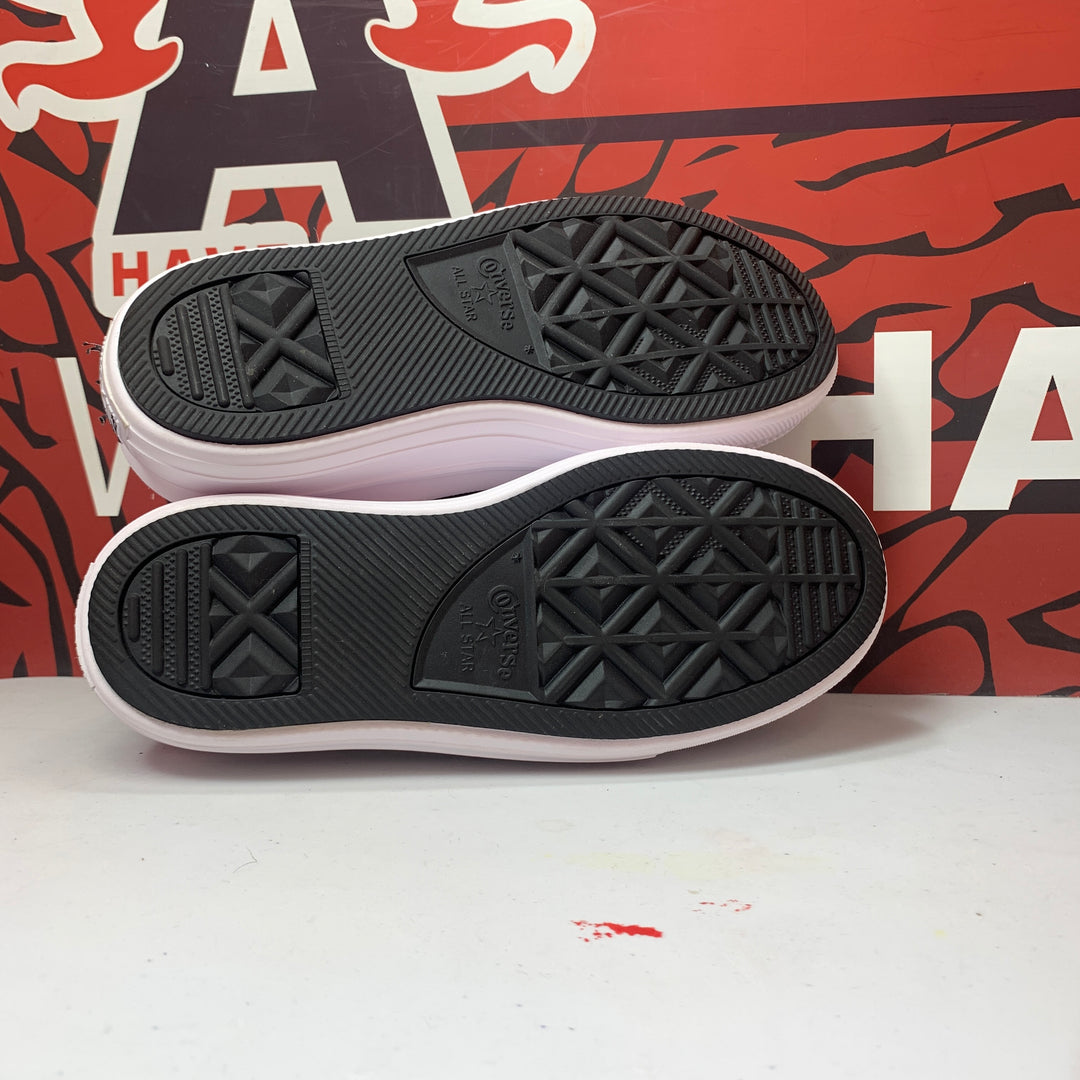 Converse Chuck Taylor All Star Move Lift Platform High Black/White Womens Size 6.5 Lightly Worn