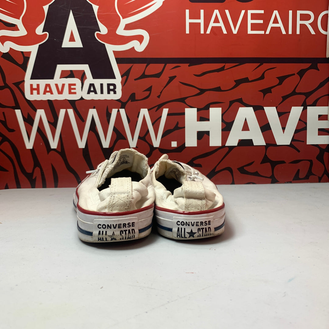 Converse Chuck Taylor All Star Shoreline Slip On Optical White Womens Size 9 Worn