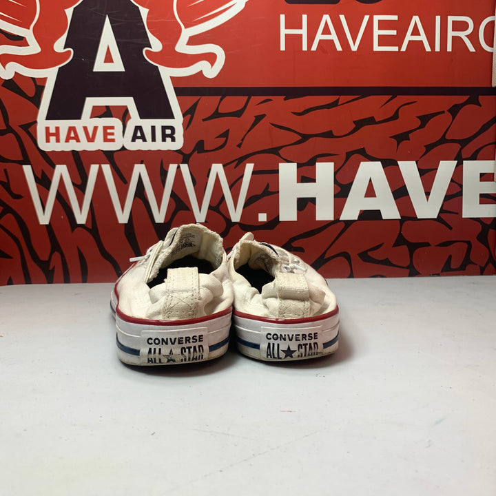 Converse Chuck Taylor All Star Shoreline Slip On Optical White Womens Size 9 Worn