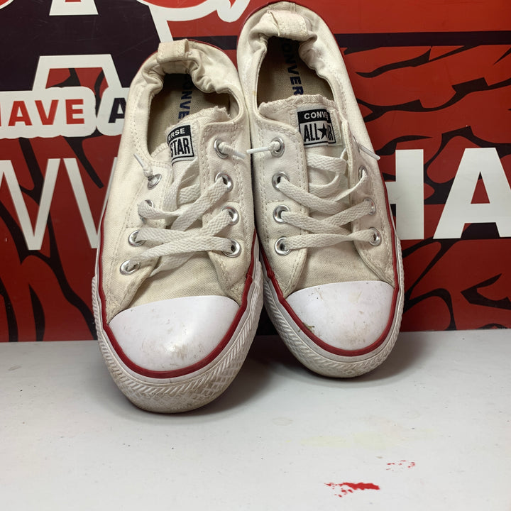 Converse Chuck Taylor All Star Shoreline Slip On Optical White Womens Size 9 Worn