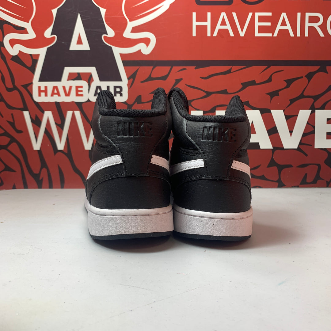 Nike Court Vision Mid Black/White Mens Size 10.5 New DN3577-001