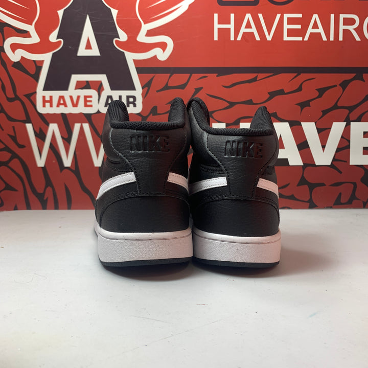 Nike Court Vision Mid Black/White Mens Size 10.5 New DN3577-001