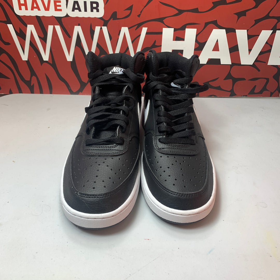 Nike Court Vision Mid Black/White Mens Size 10.5 New DN3577-001