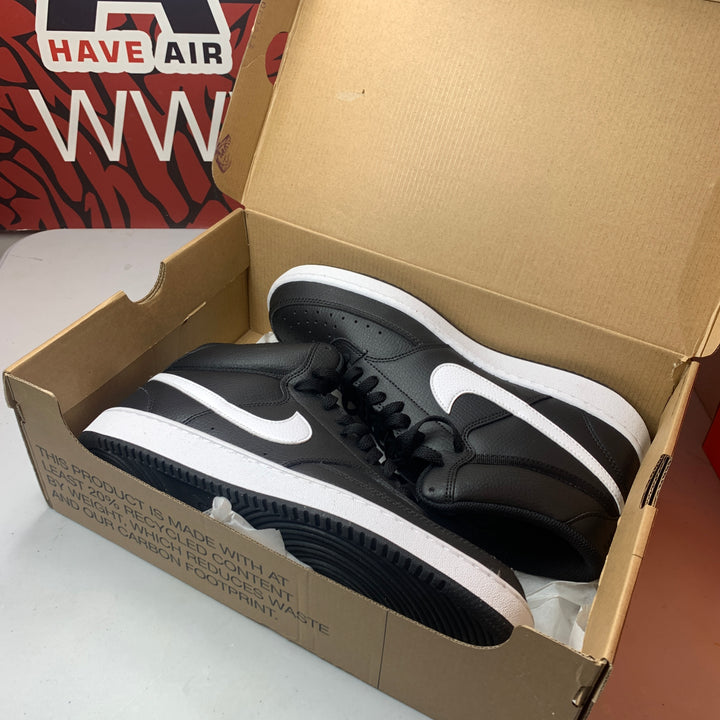 Nike Court Vision Mid Black/White Mens Size 10.5 New DN3577-001