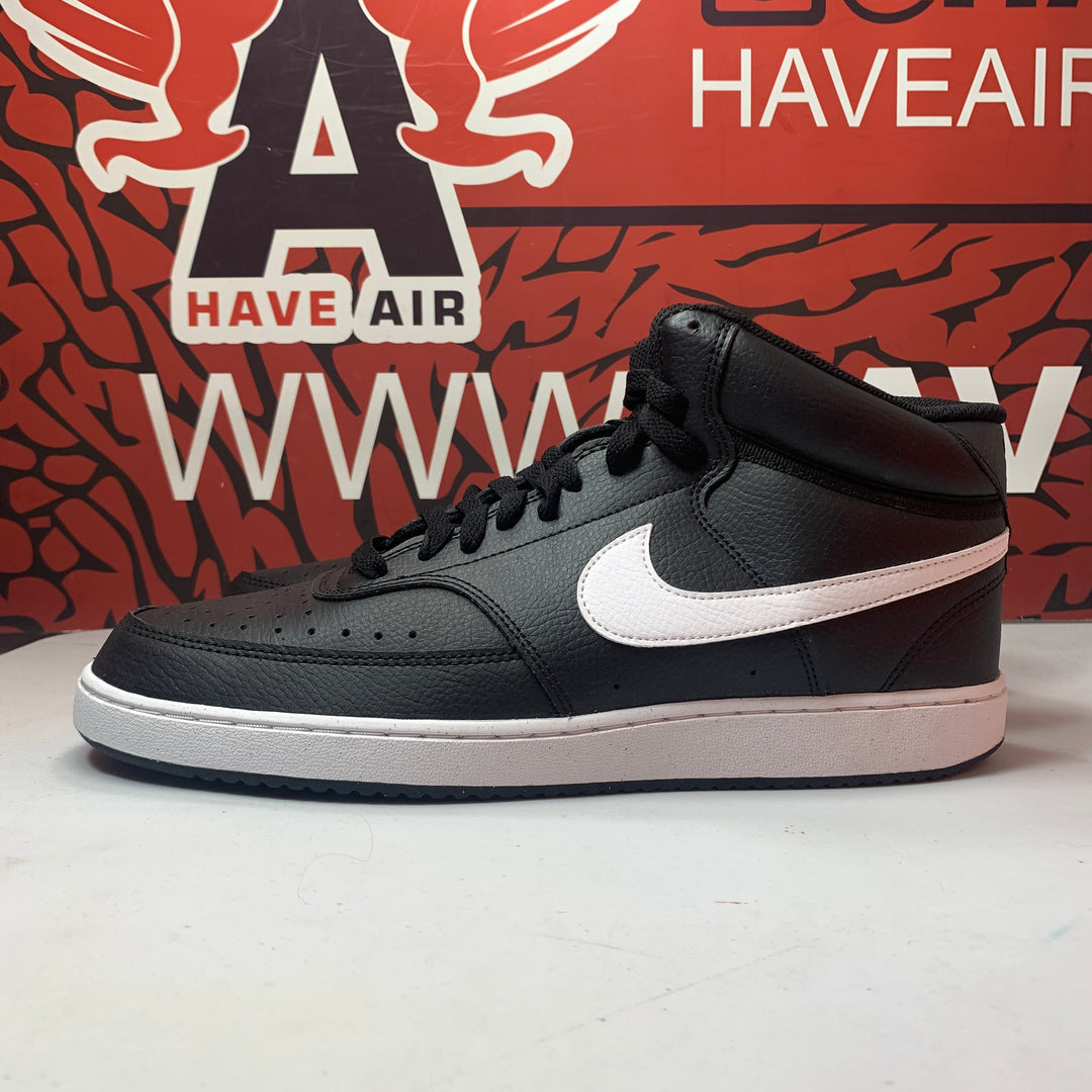 Nike Court Vision Mid Black/White Mens Size 11.5 New DN3577-001