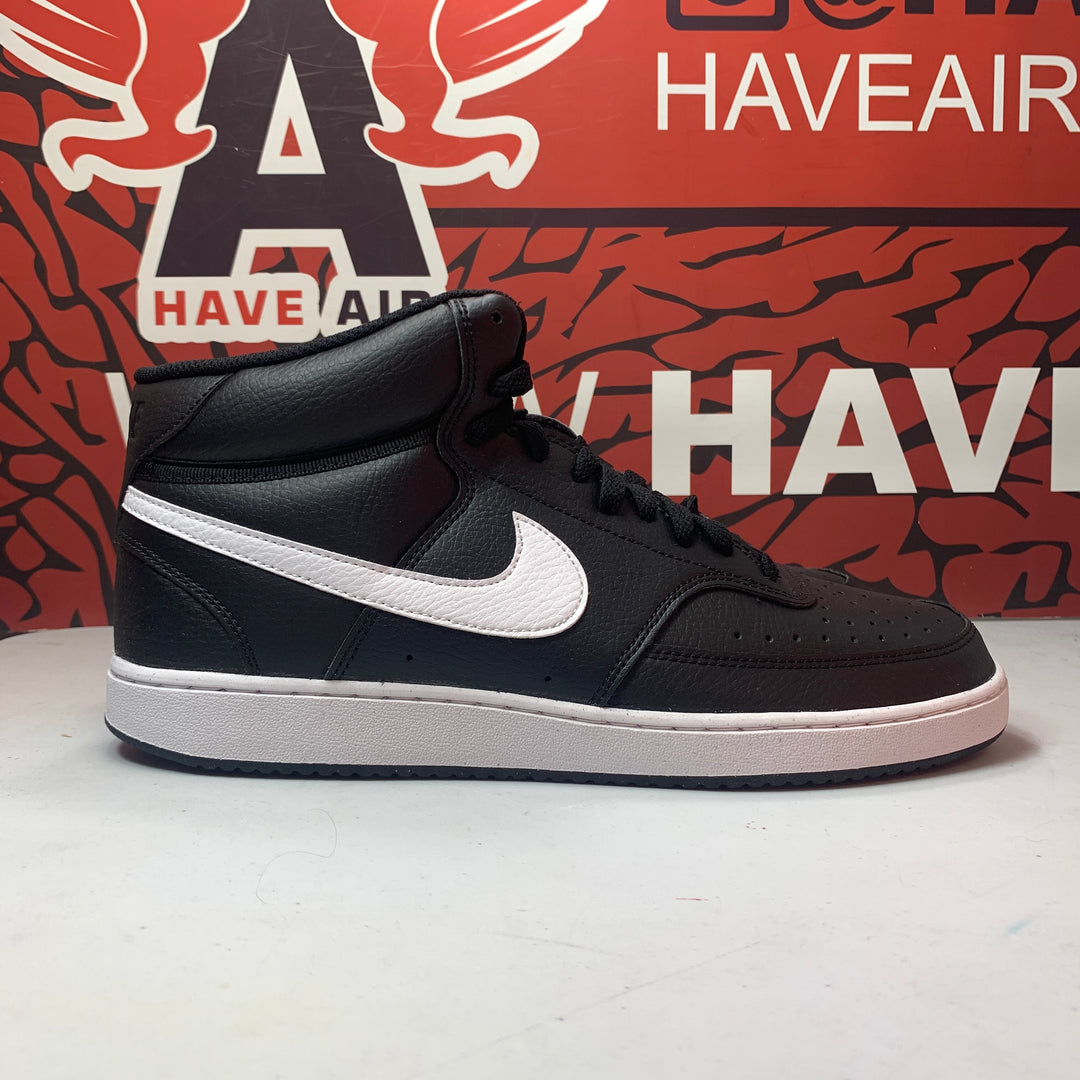 Nike Court Vision Mid Black/White Mens Size 11.5 New DN3577-001