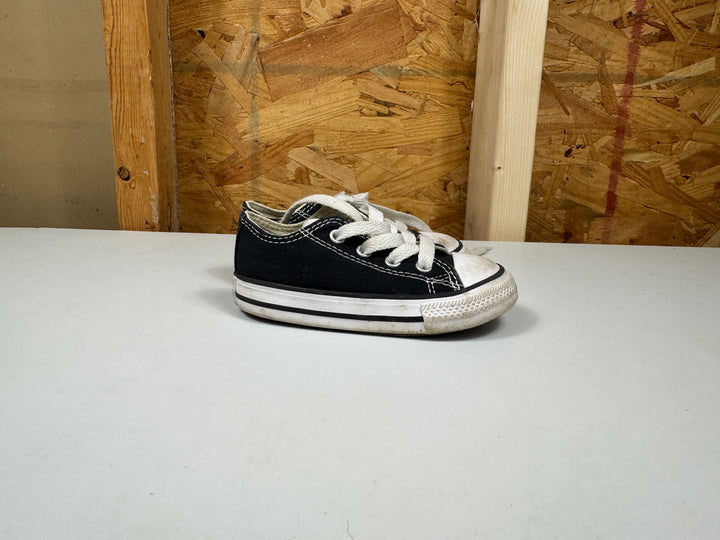 Converse Chuck Taylor All Star Canvas Black/White  Size 6C (Infant & Toddler) Worn 7J235