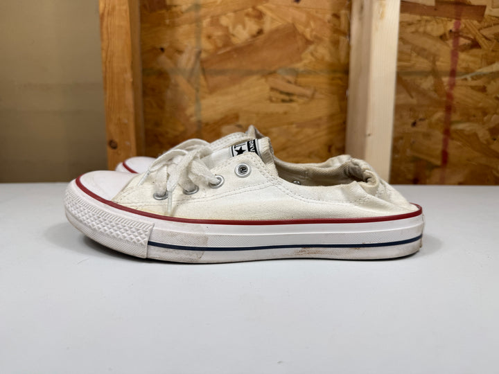 Converse Chuck Taylor All Star Shoreline Slip White Womens Size 8.5 Worn 537084F