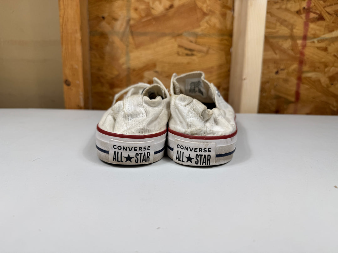 Converse Chuck Taylor All Star Shoreline Slip White Womens Size 8.5 Worn 537084F