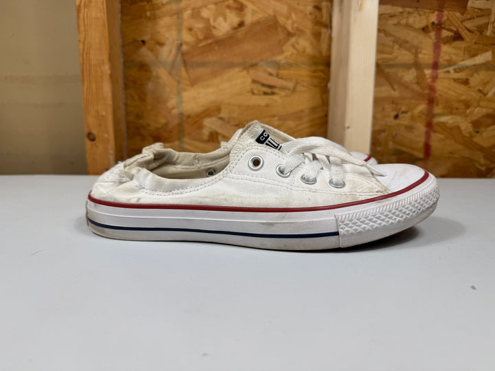 Converse Chuck Taylor All Star Shoreline Slip White Womens Size 8.5 Worn 537084F