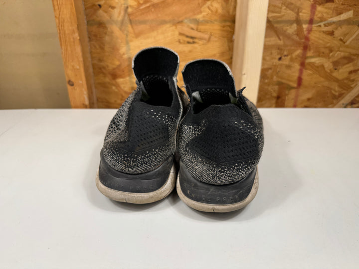 Nike Free Run Flyknit 2018 White/Grey/Black Mens Size 13 Worn 942838-101