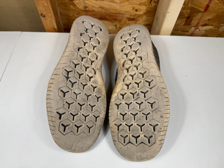 Nike Free Run Flyknit 2018 White/Grey/Black Mens Size 13 Worn 942838-101