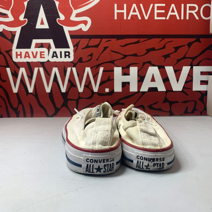 Converse Chuck Taylor All Star Shoreline Slip On Optical White Womens Size 7 Worn