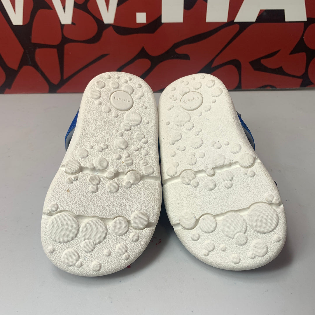 Carters Every Step Toddler Sandals Blue/Grey/Yellow  Size 4 Toddler Lightly Worn