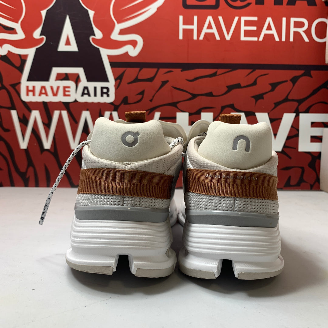 On Running Cloudnova Running Shoes White/Pearl Womens Size 7 Lightly Worn