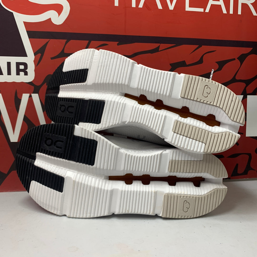 On Running Cloudnova Running Shoes White/Pearl Womens Size 7 Lightly Worn