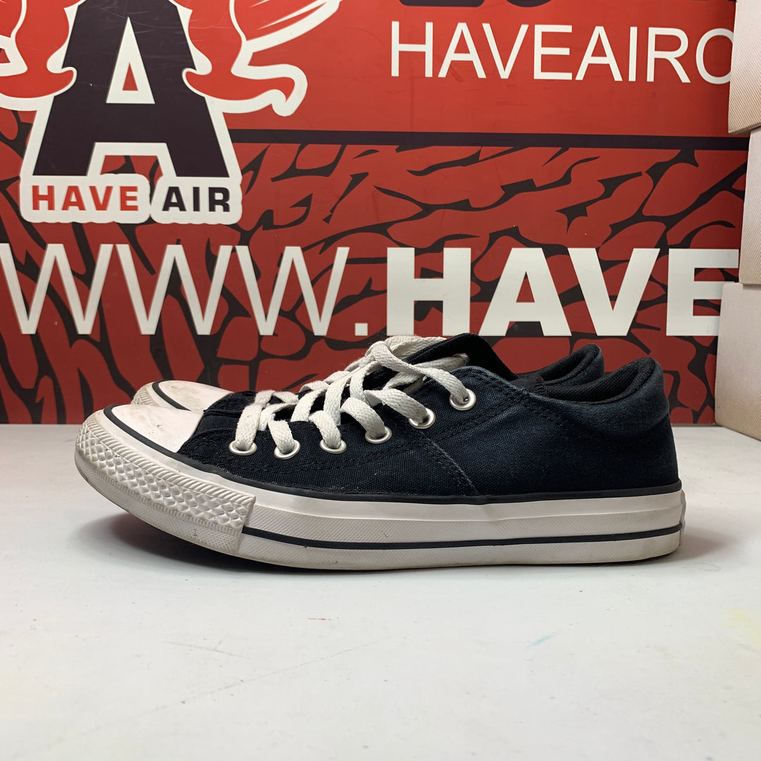 Converse Chuck Taylor All Star Madison Low Black/White Womens Size 8 Worn