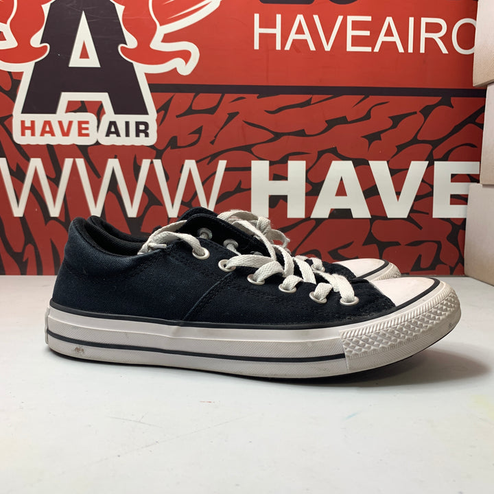 Converse Chuck Taylor All Star Madison Low Black/White Womens Size 8 Worn