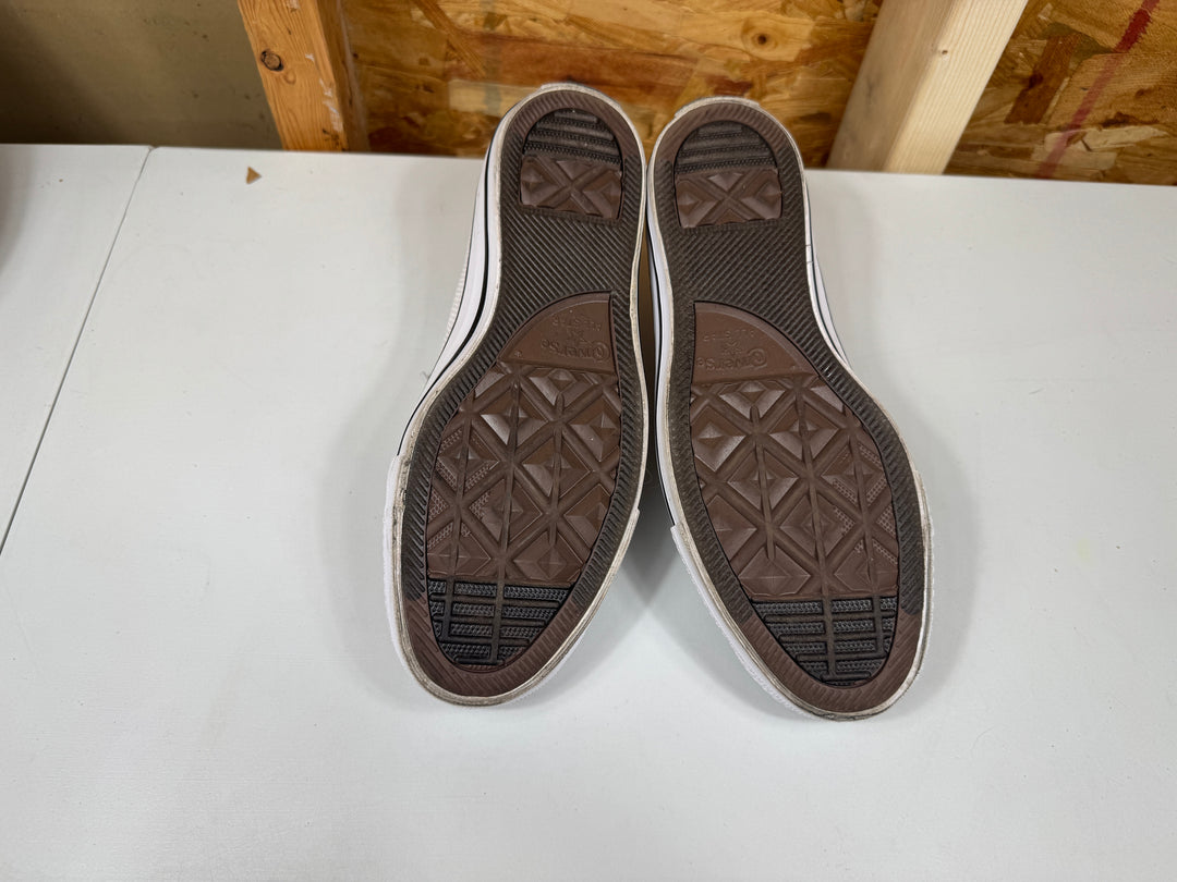 Converse Chuck Taylor All Star Shoreline Knit Slip On White/Black Womens Size 8.5 Lightly Worn 565490F