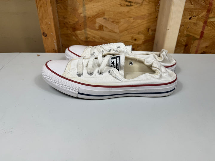 Converse Chuck Taylor All Star Shoreline Slip White Womens Size 8 Lightly Worn 537084F
