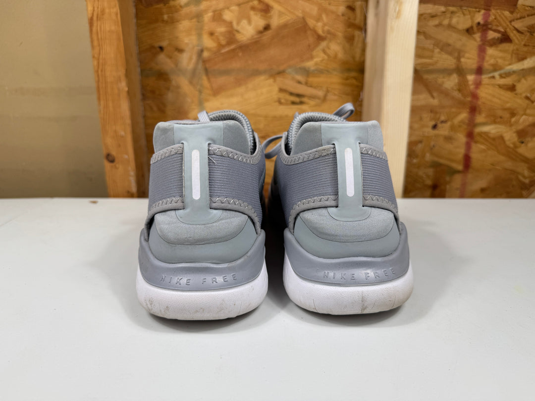 Nike Free Run 2018 Wolf Grey/White Mens Size 12 Lightly Worn 942836-003