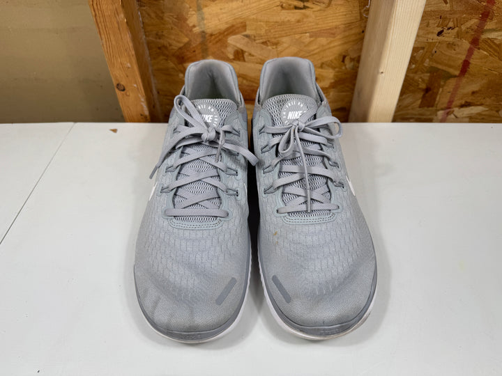 Nike Free Run 2018 Wolf Grey/White Mens Size 12 Lightly Worn 942836-003