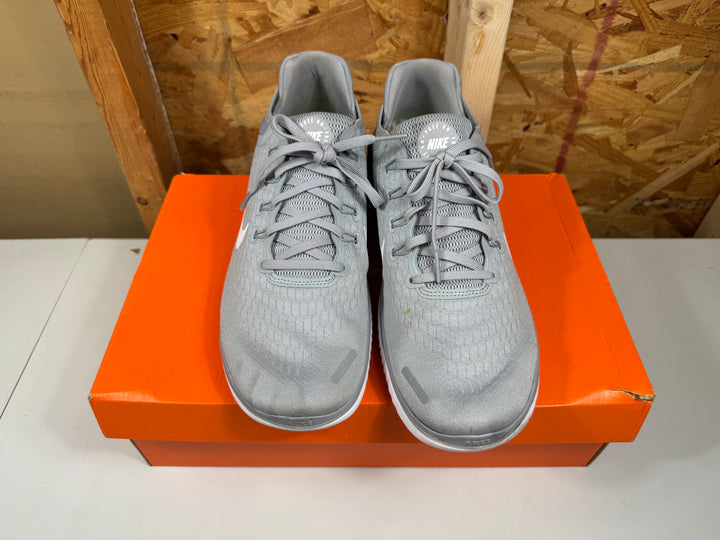 Nike Free Run 2018 Wolf Grey/White Mens Size 12 Lightly Worn 942836-003