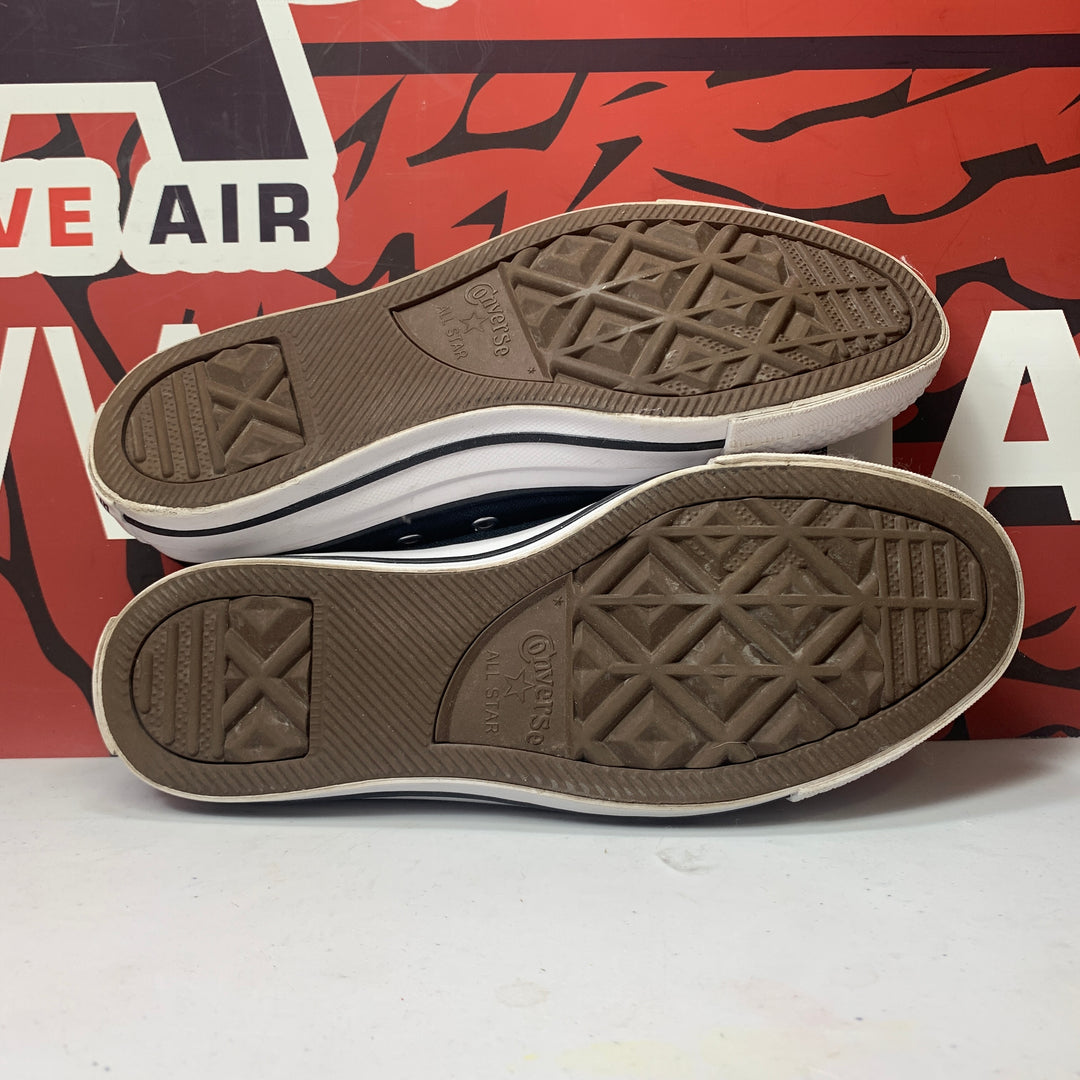 Converse Chuck Taylor All Star Shoreline Slip On Black/White Womens Size 7 Worn