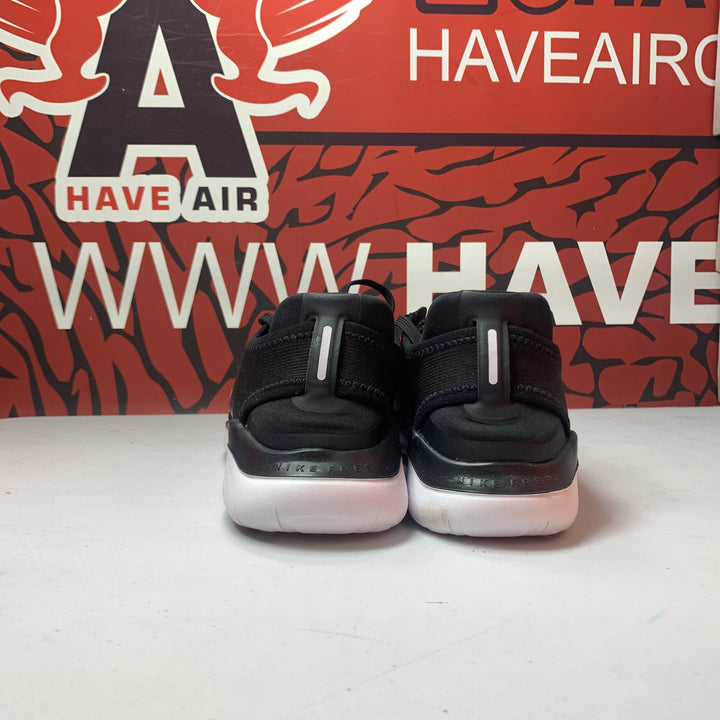 Nike Free Run 2018 Black/White Womens Size 8 Lightly Worn 942837-001