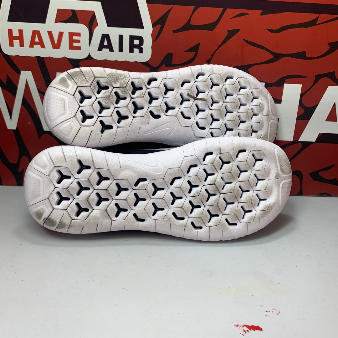 Nike Free Run 2018 Black/White Womens Size 8 Lightly Worn 942837-001