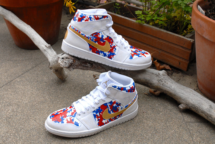 Gold Medal Air Jordan 1s