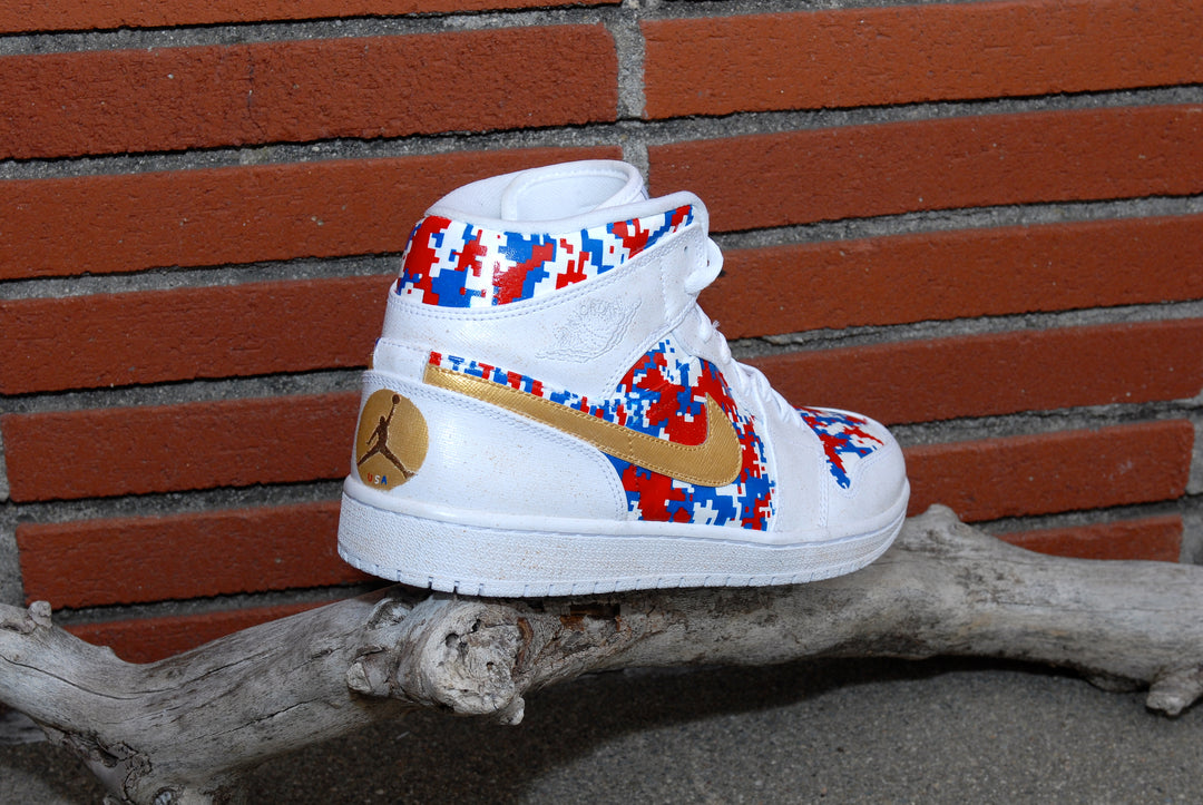 Gold Medal Air Jordan 1s