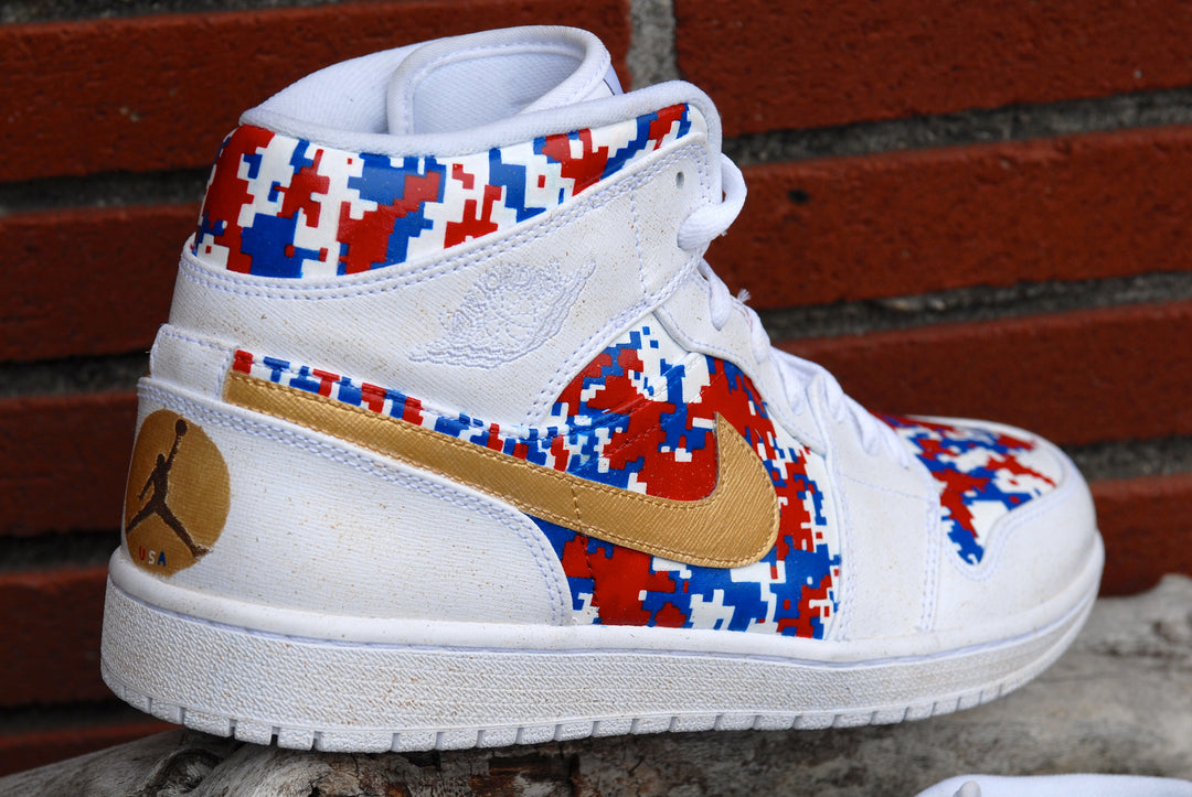 Gold Medal Air Jordan 1s