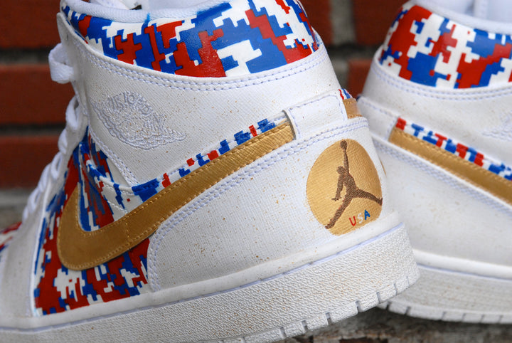Gold Medal Air Jordan 1s