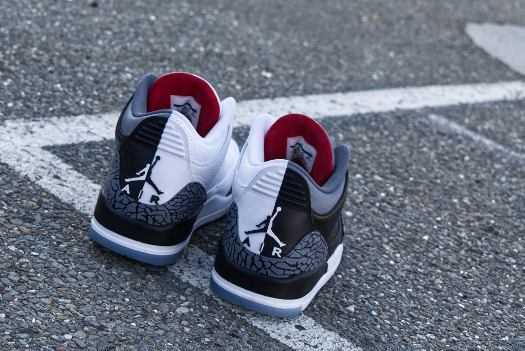 Cement Homage to Home Nike Air Jordan 3 Custom Shoes