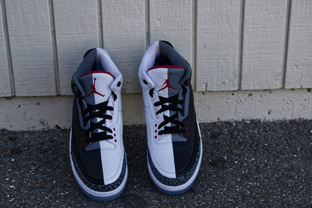 Cement Homage to Home Nike Air Jordan 3 Custom Shoes