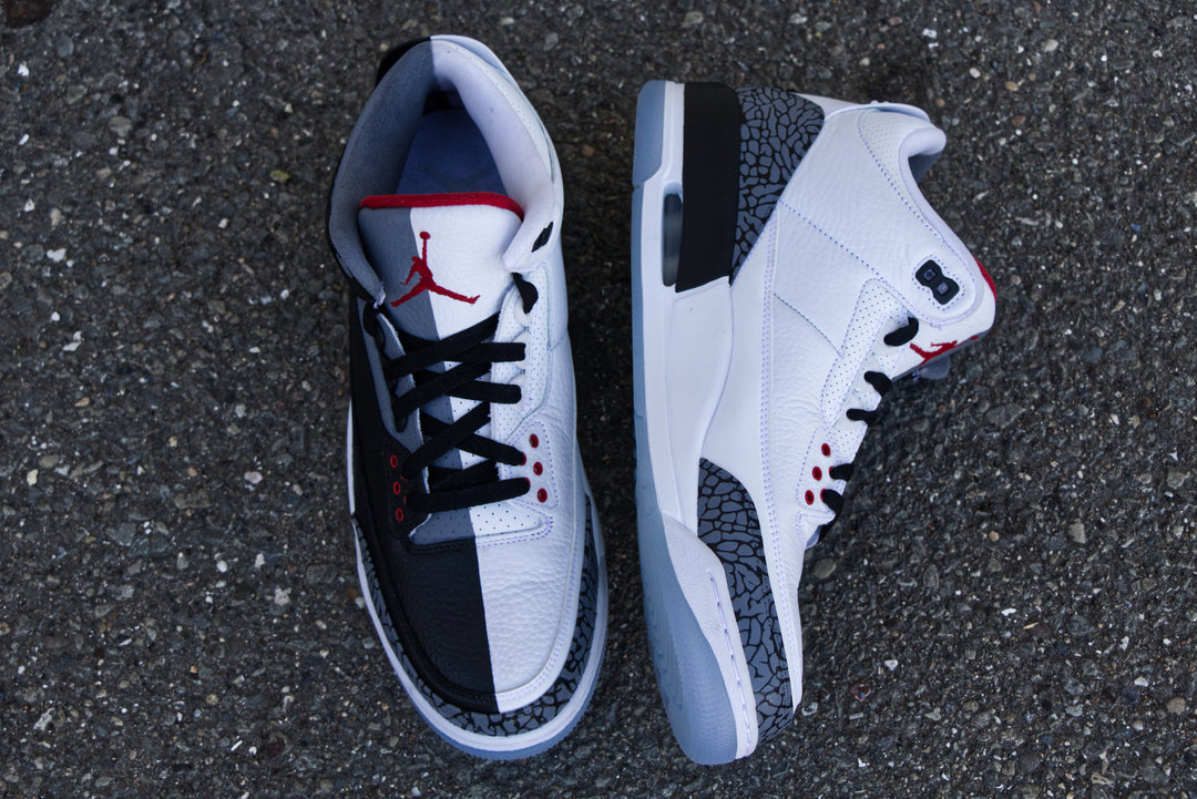 Cement Homage to Home Nike Air Jordan 3 Custom Shoes