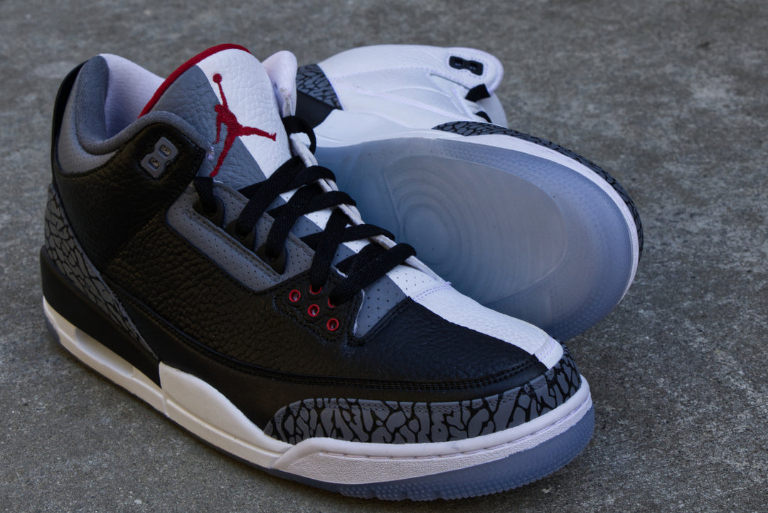 Cement Homage to Home Nike Air Jordan 3 Custom Shoes
