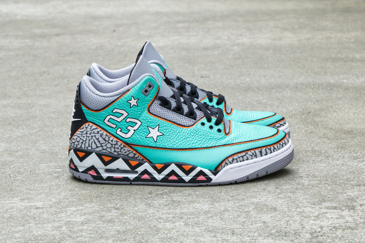 All-Star Game Nike Air Jordan 3 Custom Shoes