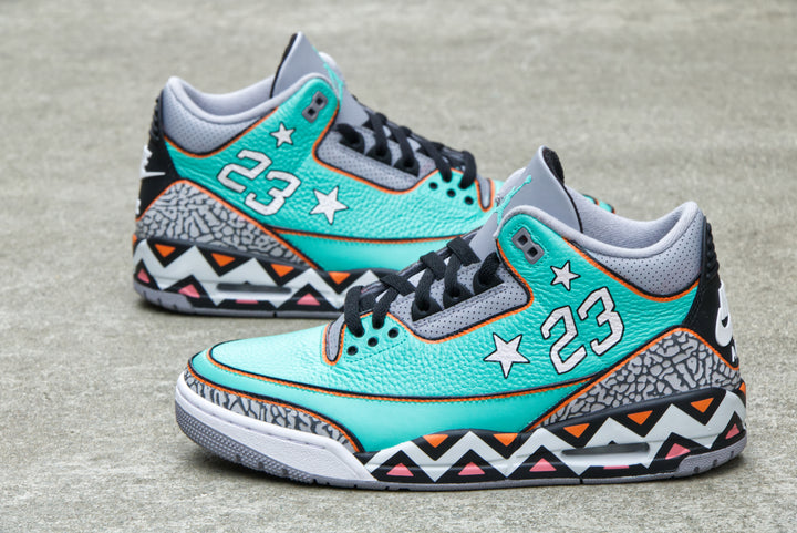 All-Star Game Nike Air Jordan 3 Custom Shoes