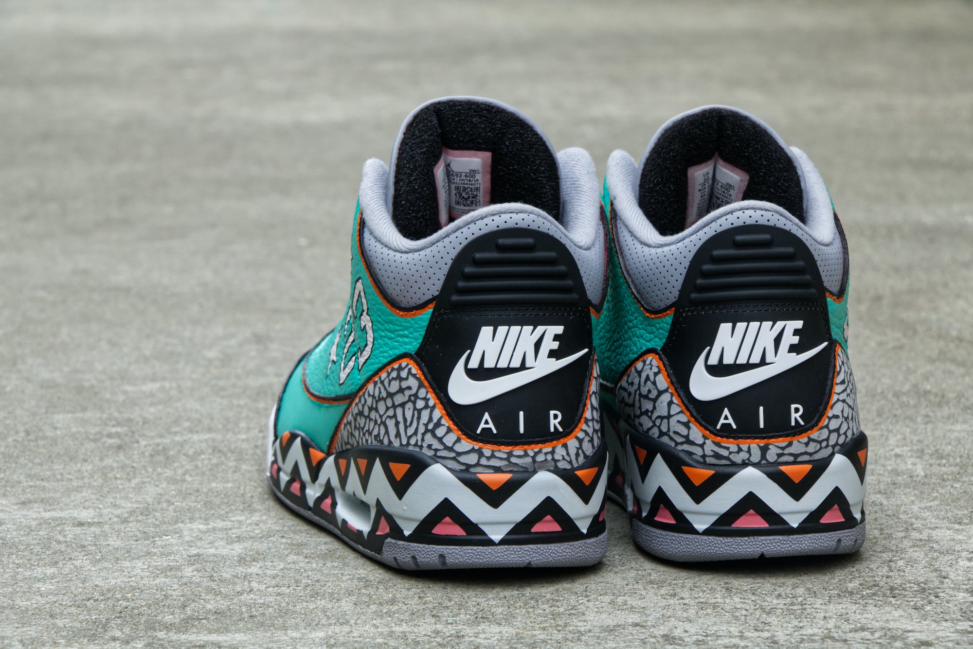 All-Star Game Nike Air Jordan 3 Custom Shoes – HaveAir