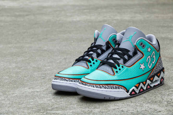 All-Star Game Nike Air Jordan 3 Custom Shoes