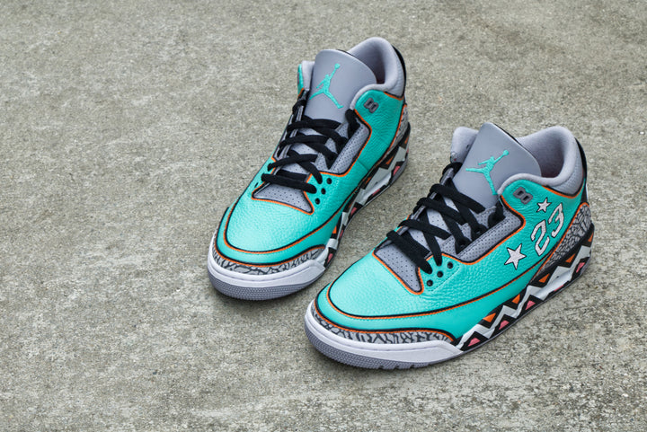 All-Star Game Nike Air Jordan 3 Custom Shoes
