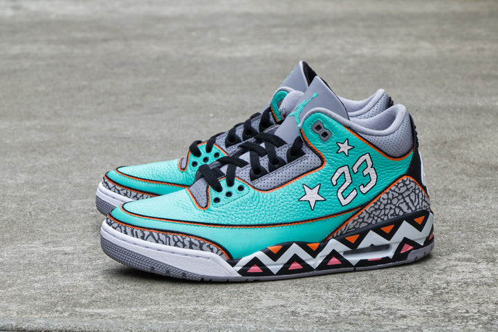 All-Star Game Nike Air Jordan 3 Custom Shoes