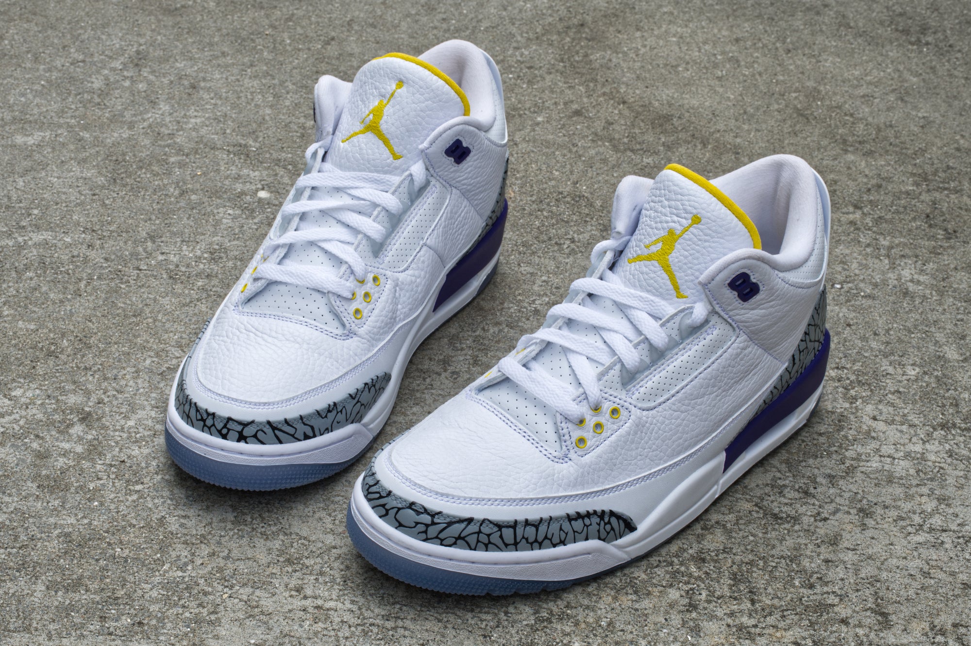 jordan 3s lakers