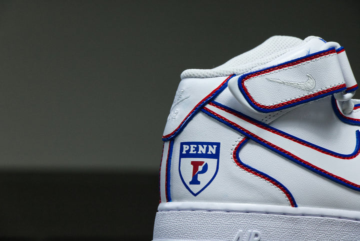 University of Pennsylvania Nike Air Force 1 Custom Shoes