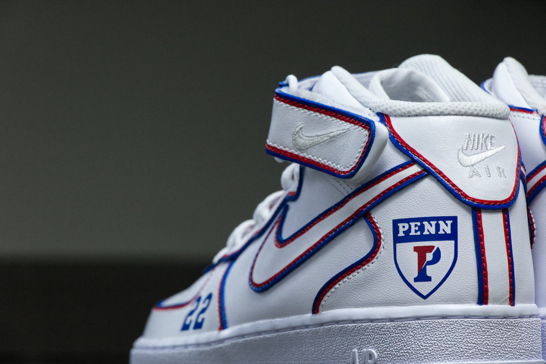 University of Pennsylvania Nike Air Force 1 Custom Shoes